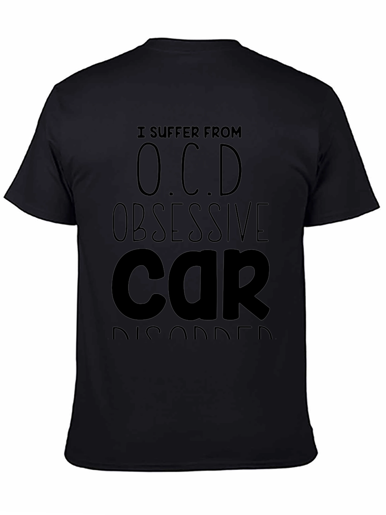 OCD Obsessive Car Disorder T-Shirt Novelty Humor Tee