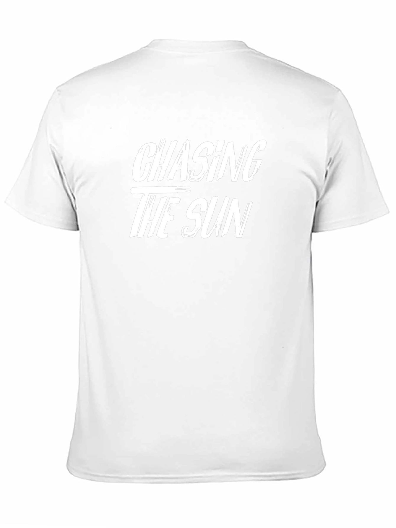 Chasing The Sun Graphic T-Shirt - Casual Black Tee