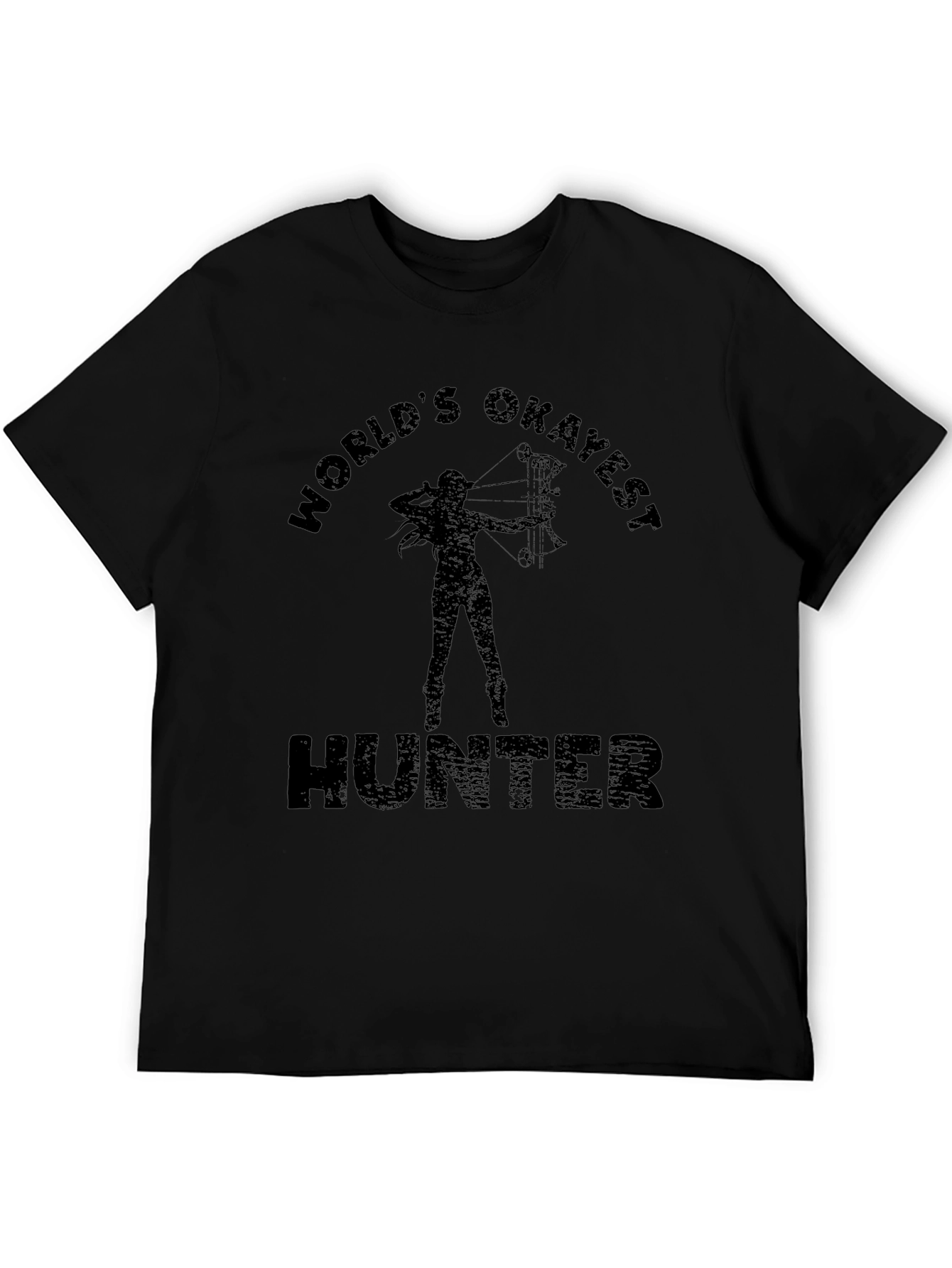 Worlds Okayest Hunter T-Shirt - Archery Humor