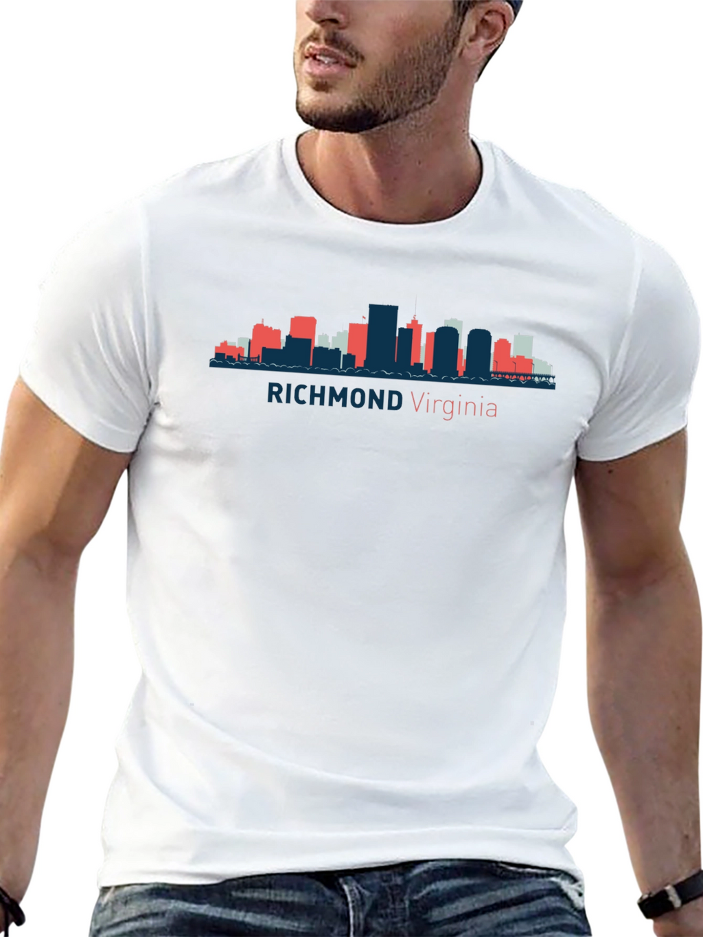 Richmond Virginia Skyline T-Shirt
