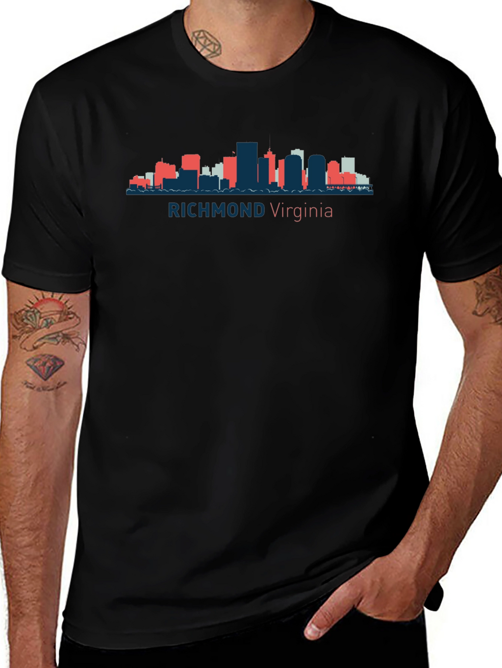 Richmond Virginia Skyline T-Shirt