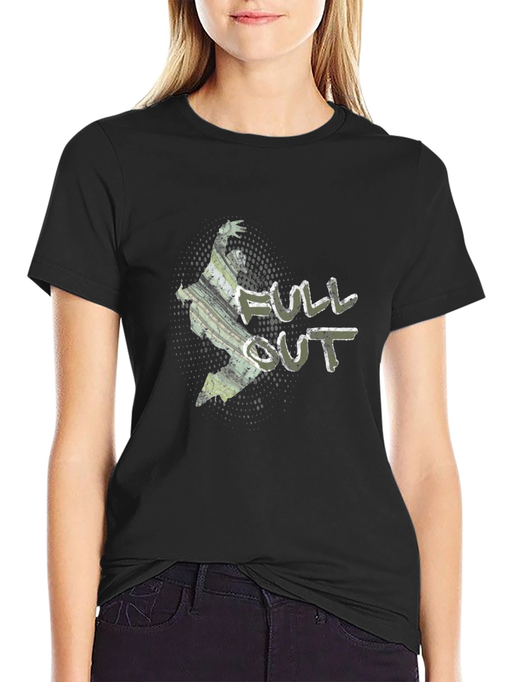 Full Out Camo Graphic Tee - Streetwear Style