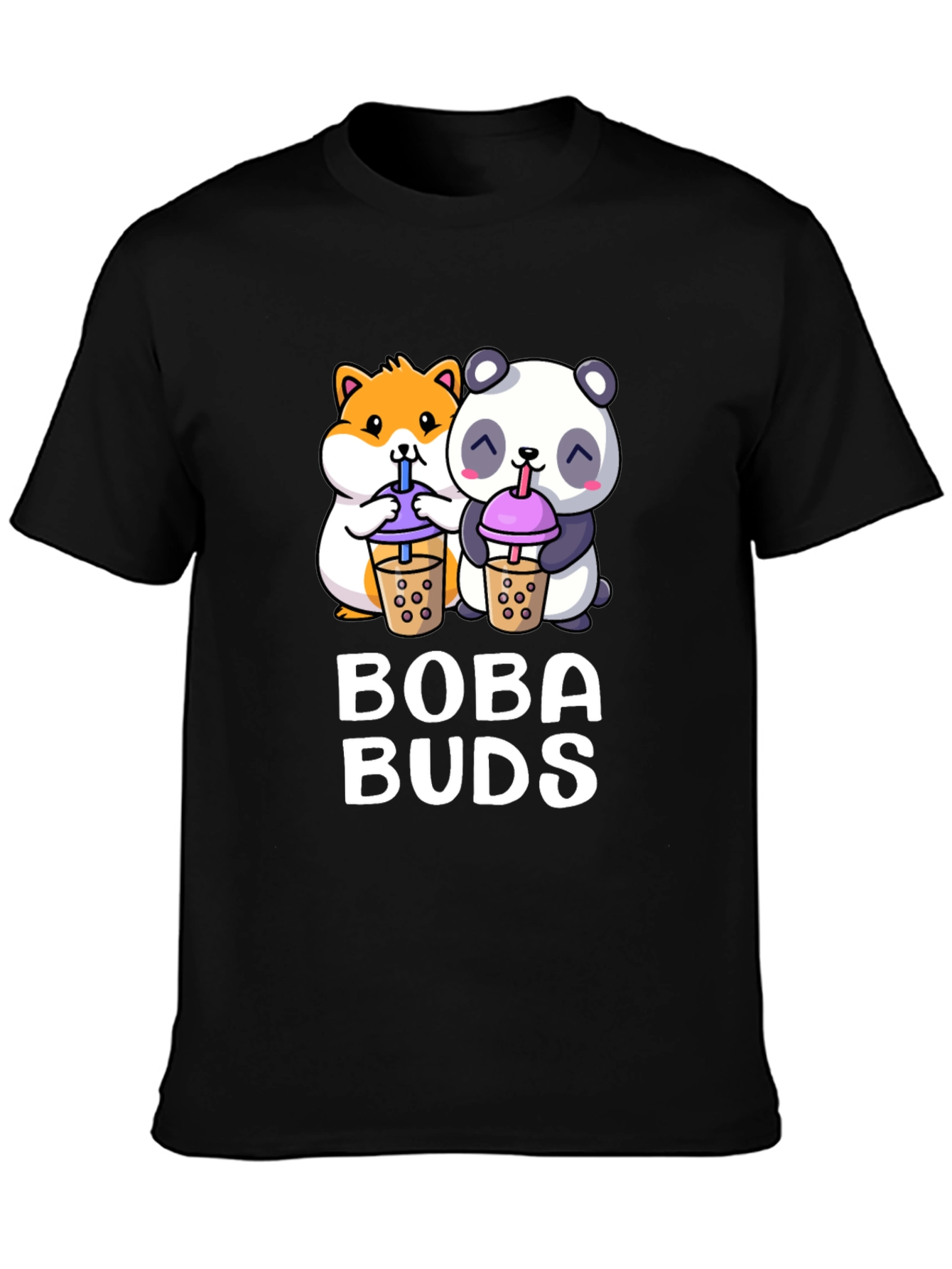 Boba Buds Graphic Tee - Cute & Comfy!