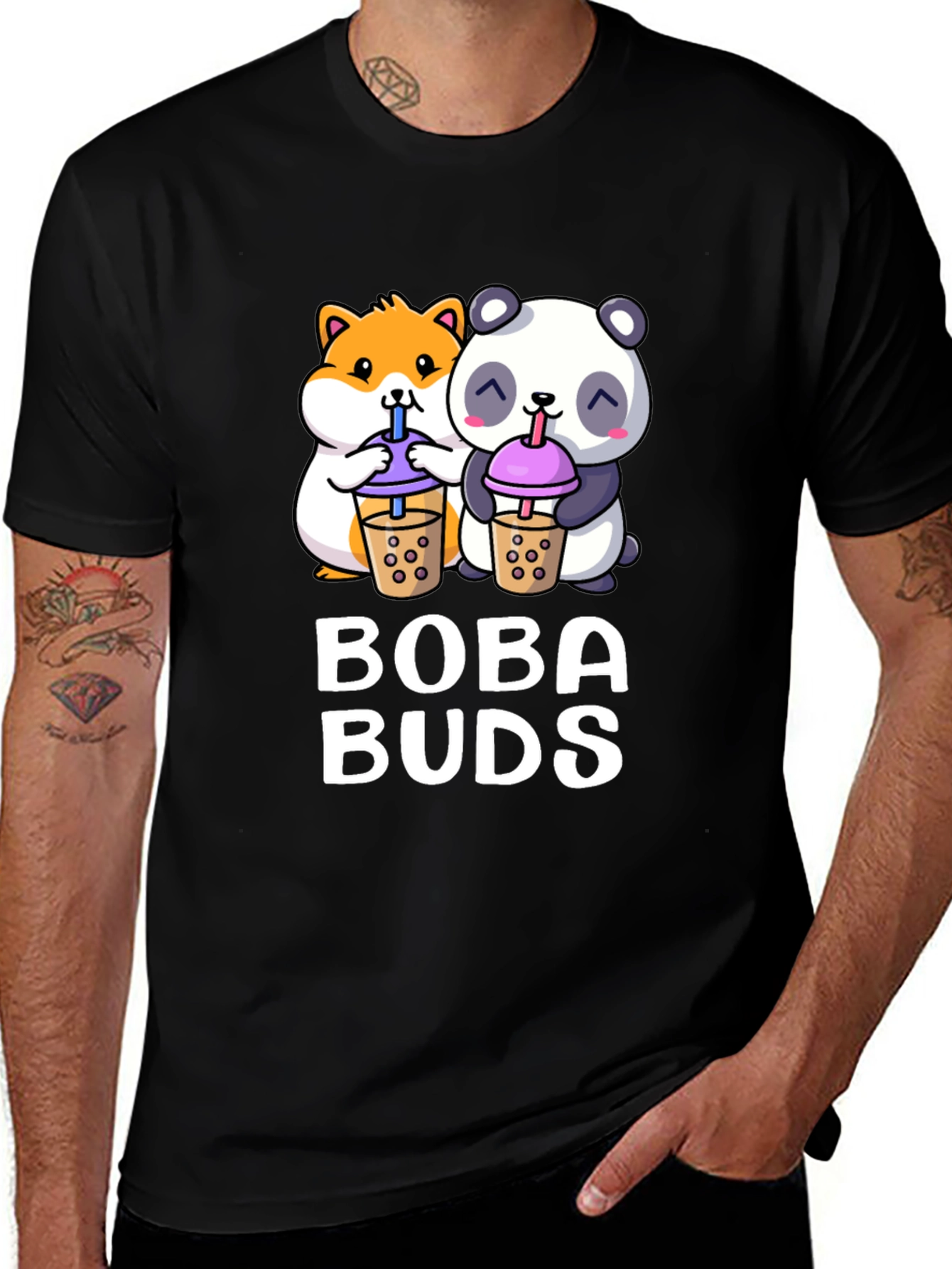 Boba Buds Graphic Tee - Cute & Comfy!