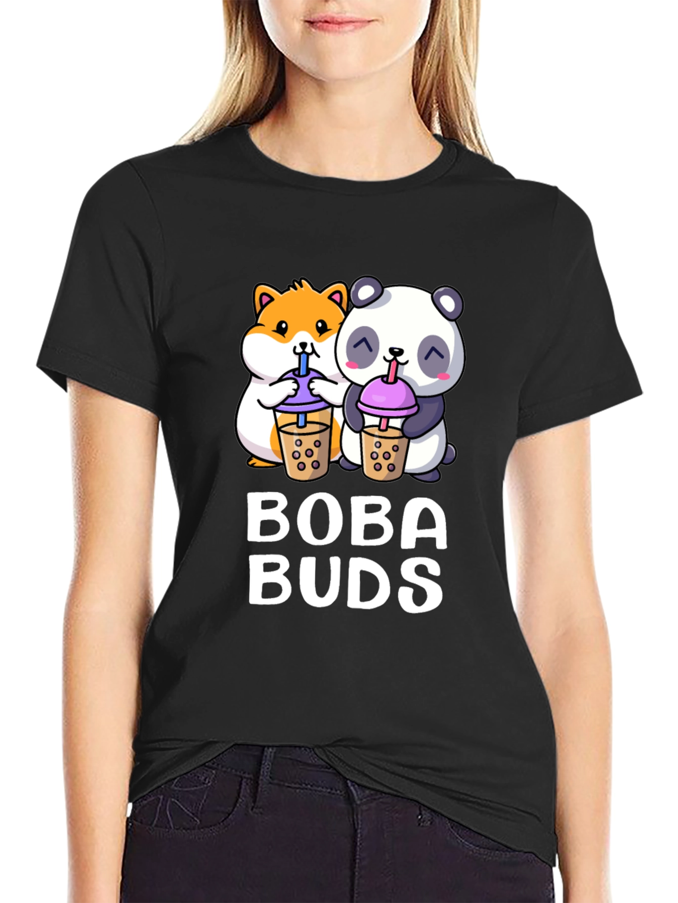 Boba Buds Graphic Tee - Cute & Comfy!