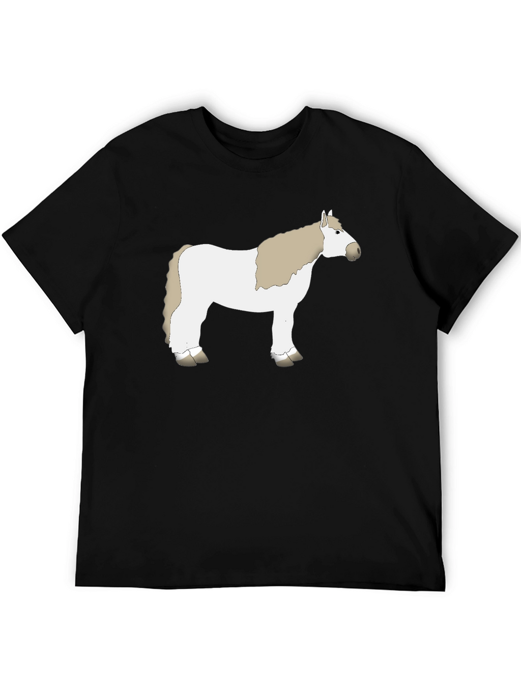 Horse Graphic Tee - Unisex Black T-Shirt