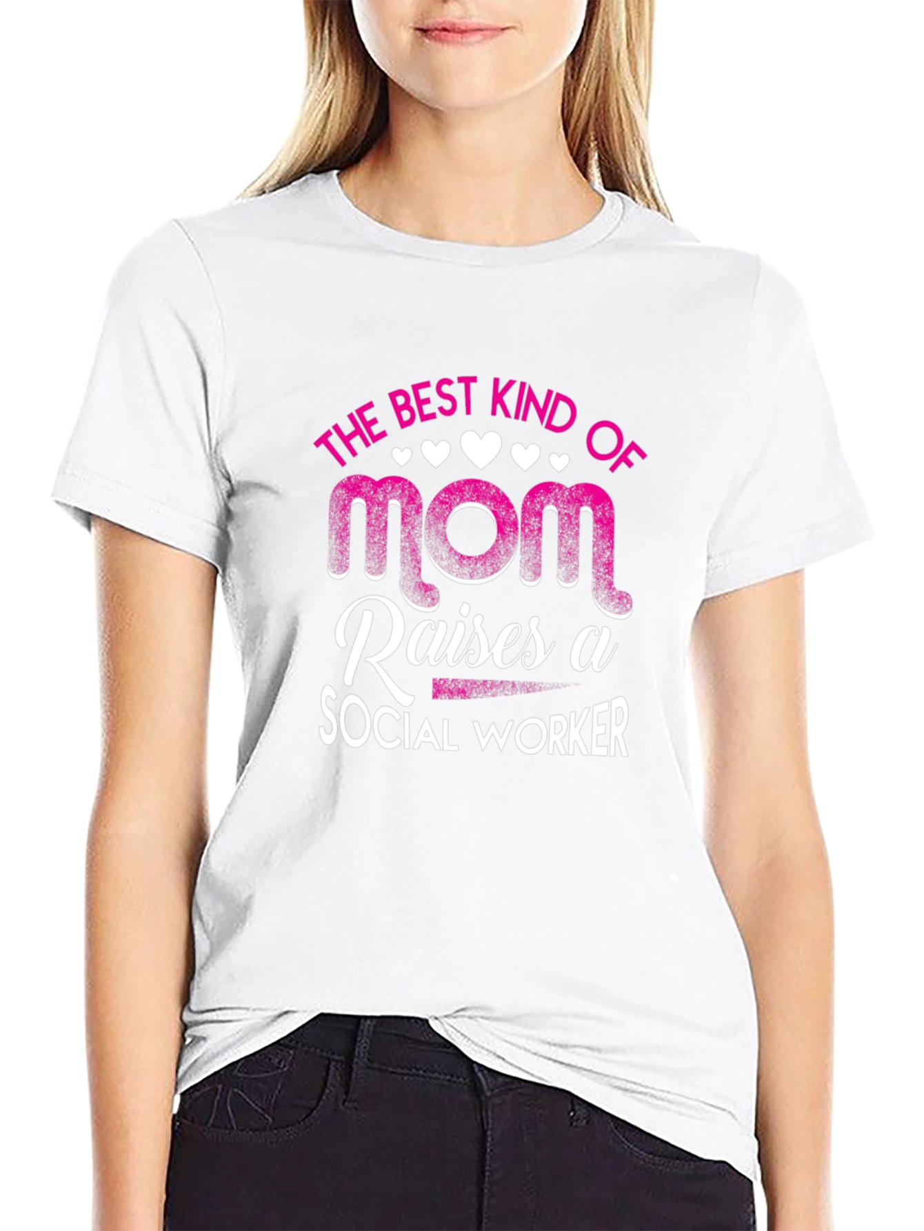 Best Mom Raises Social Worker T-Shirt