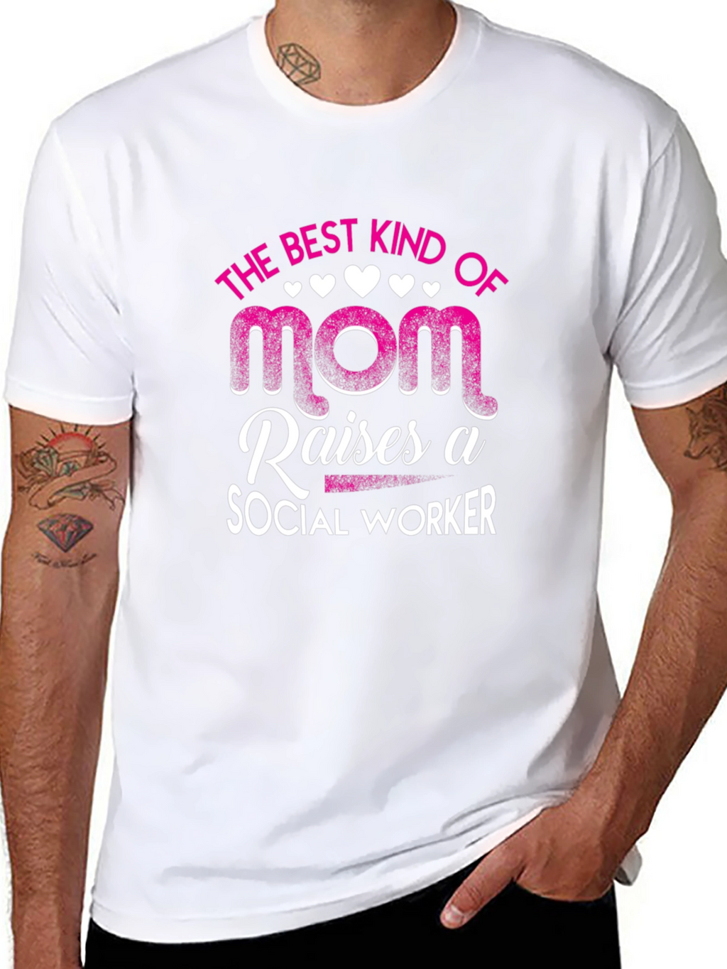 Best Mom Raises Social Worker T-Shirt