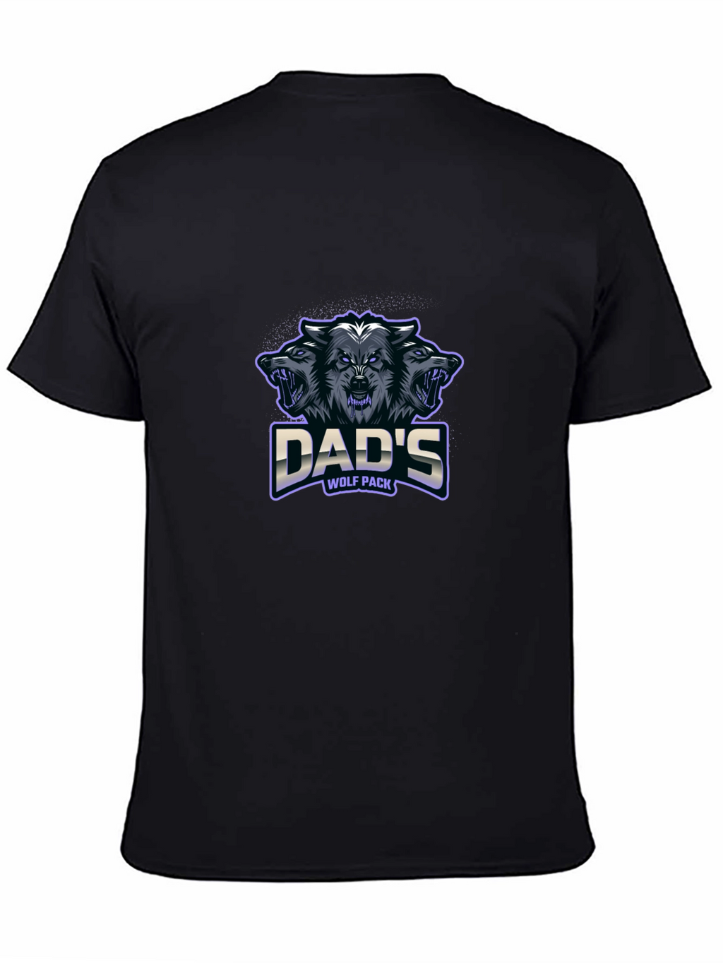 Dads Wolf Pack T-Shirt - Cool Graphic Tee