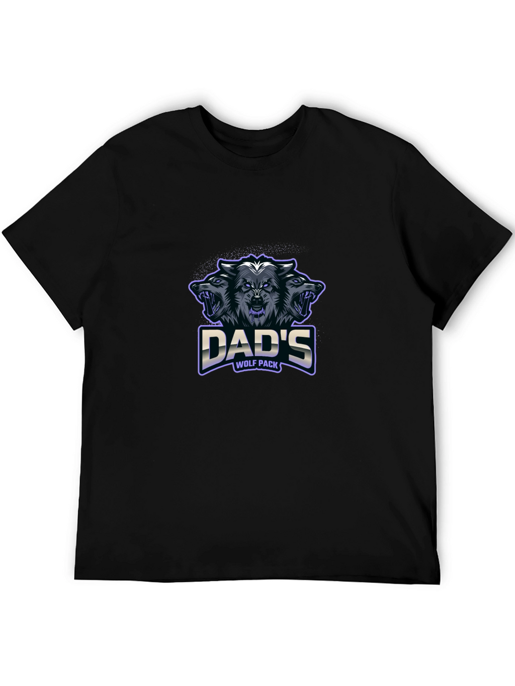 Dads Wolf Pack T-Shirt - Cool Graphic Tee