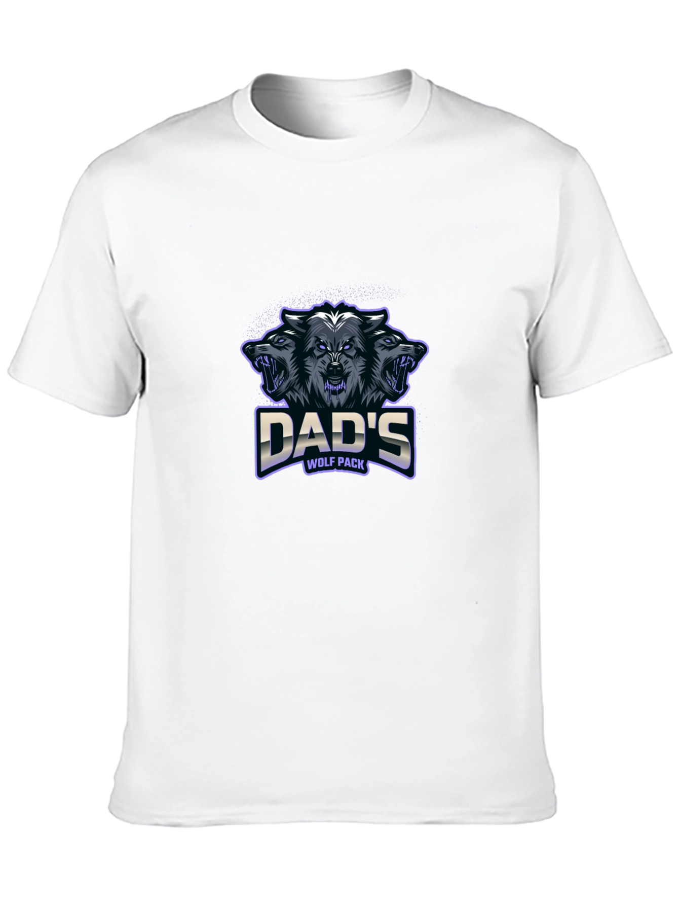 Dads Wolf Pack T-Shirt - Cool Graphic Tee
