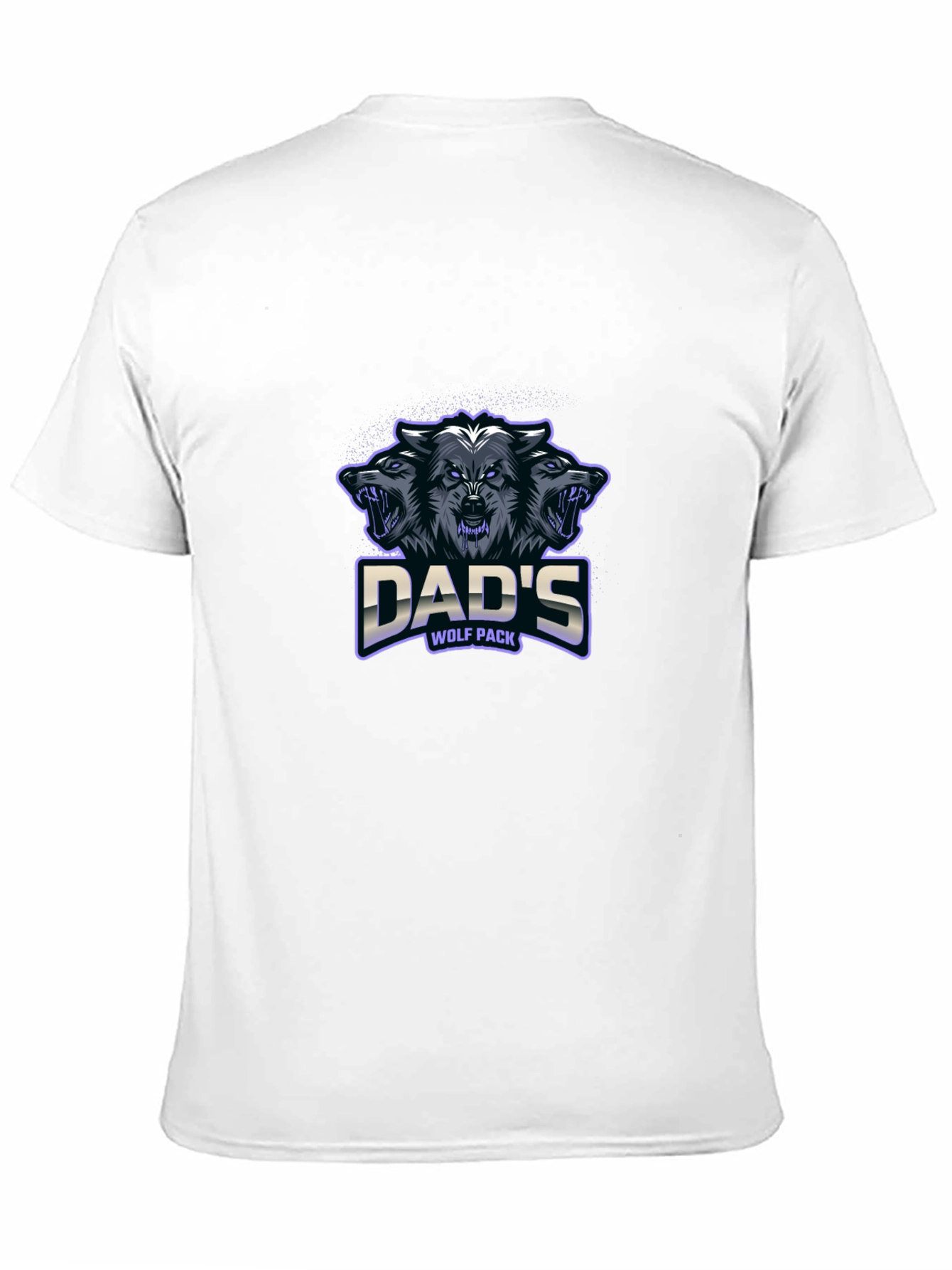 Dads Wolf Pack T-Shirt - Cool Graphic Tee