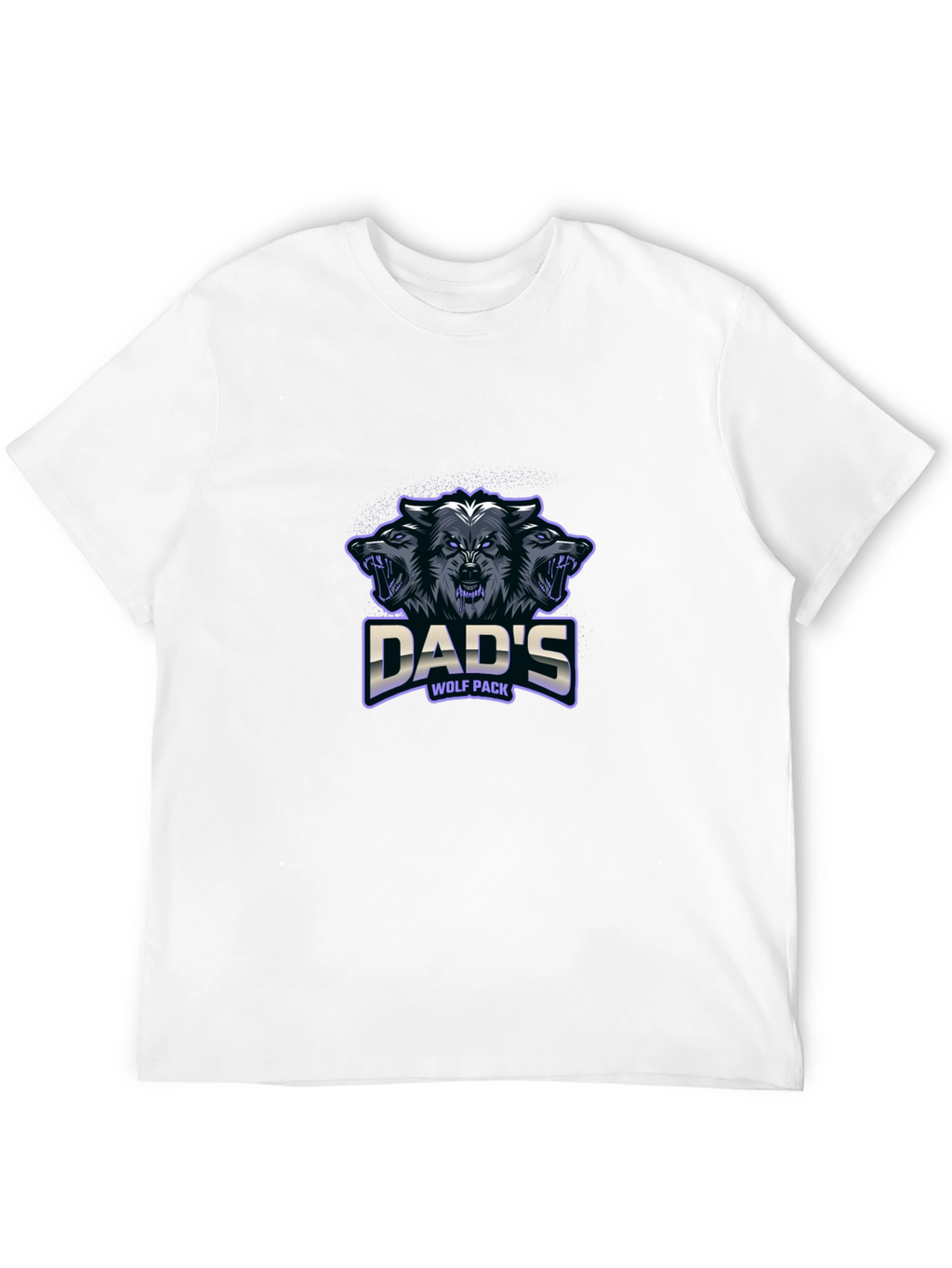 Dads Wolf Pack T-Shirt - Cool Graphic Tee