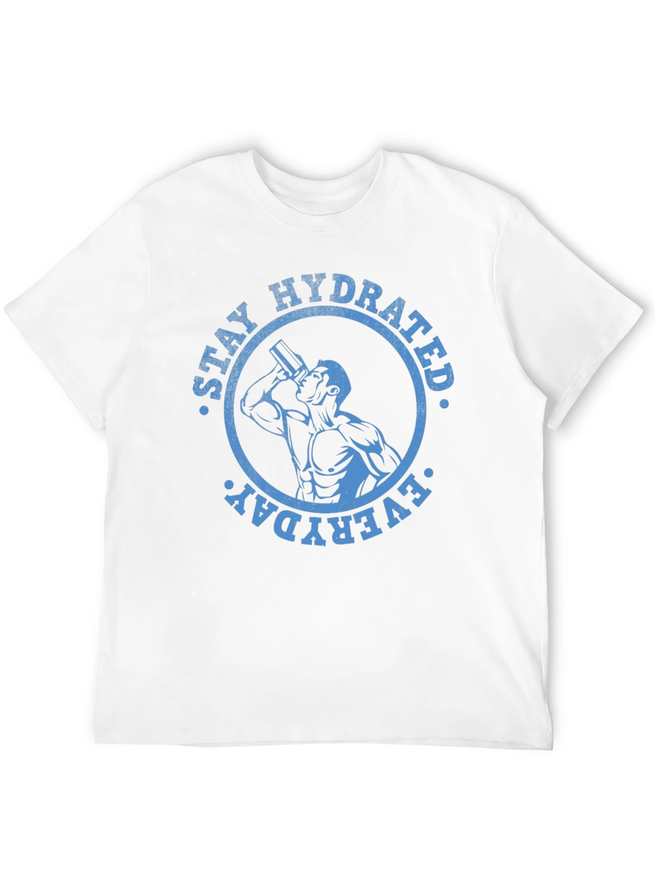 Stay Hydrated Everyday Graphic Tee - Black