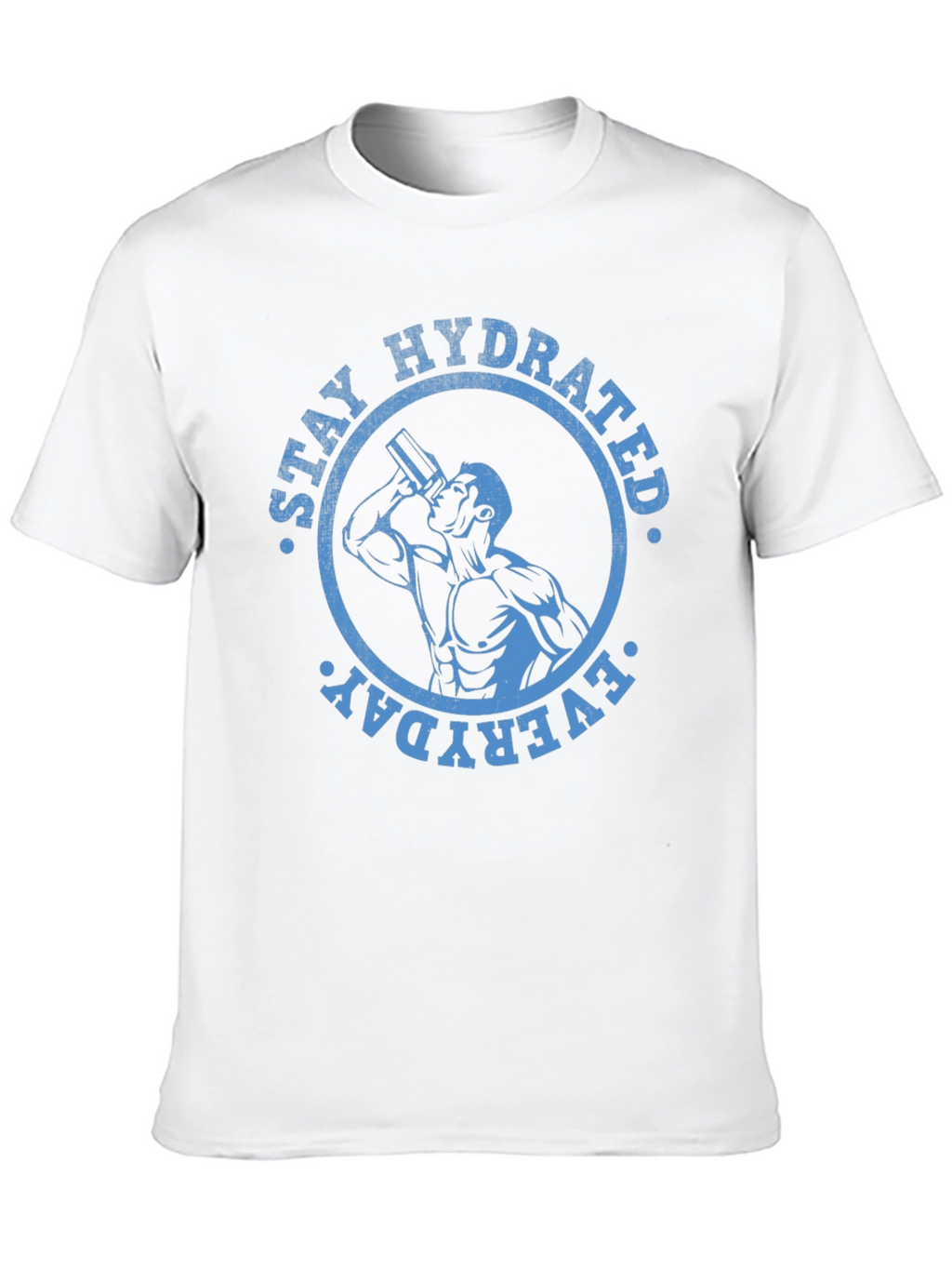 Stay Hydrated Everyday Graphic Tee - Black