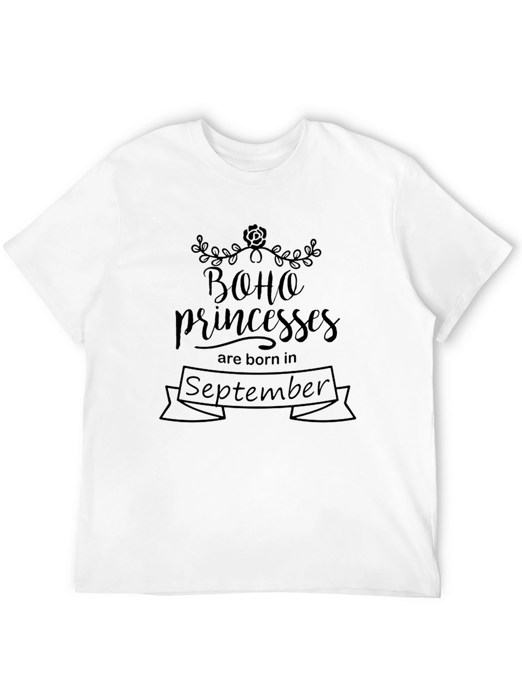 Boho Princess September Birthday T-Shirt