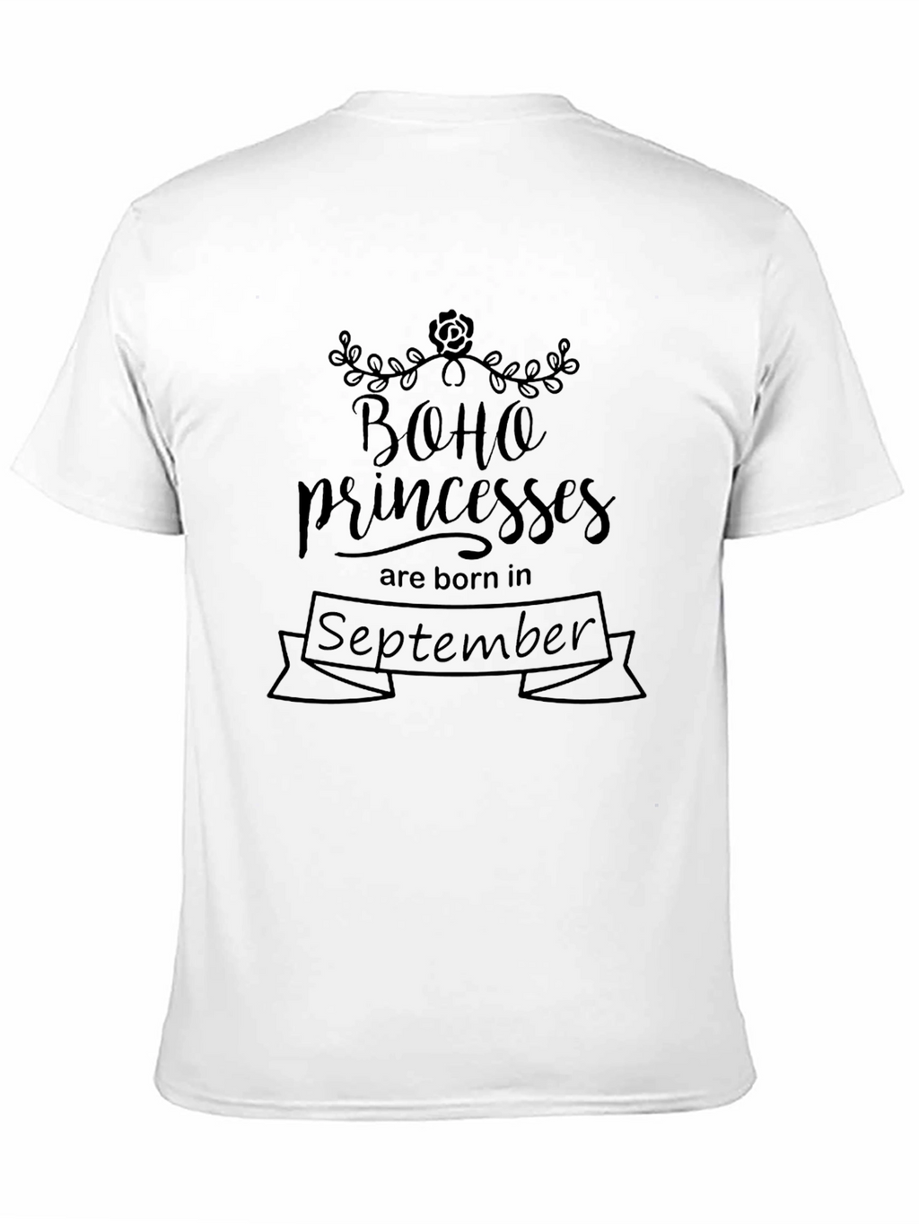 Boho Princess September Birthday T-Shirt
