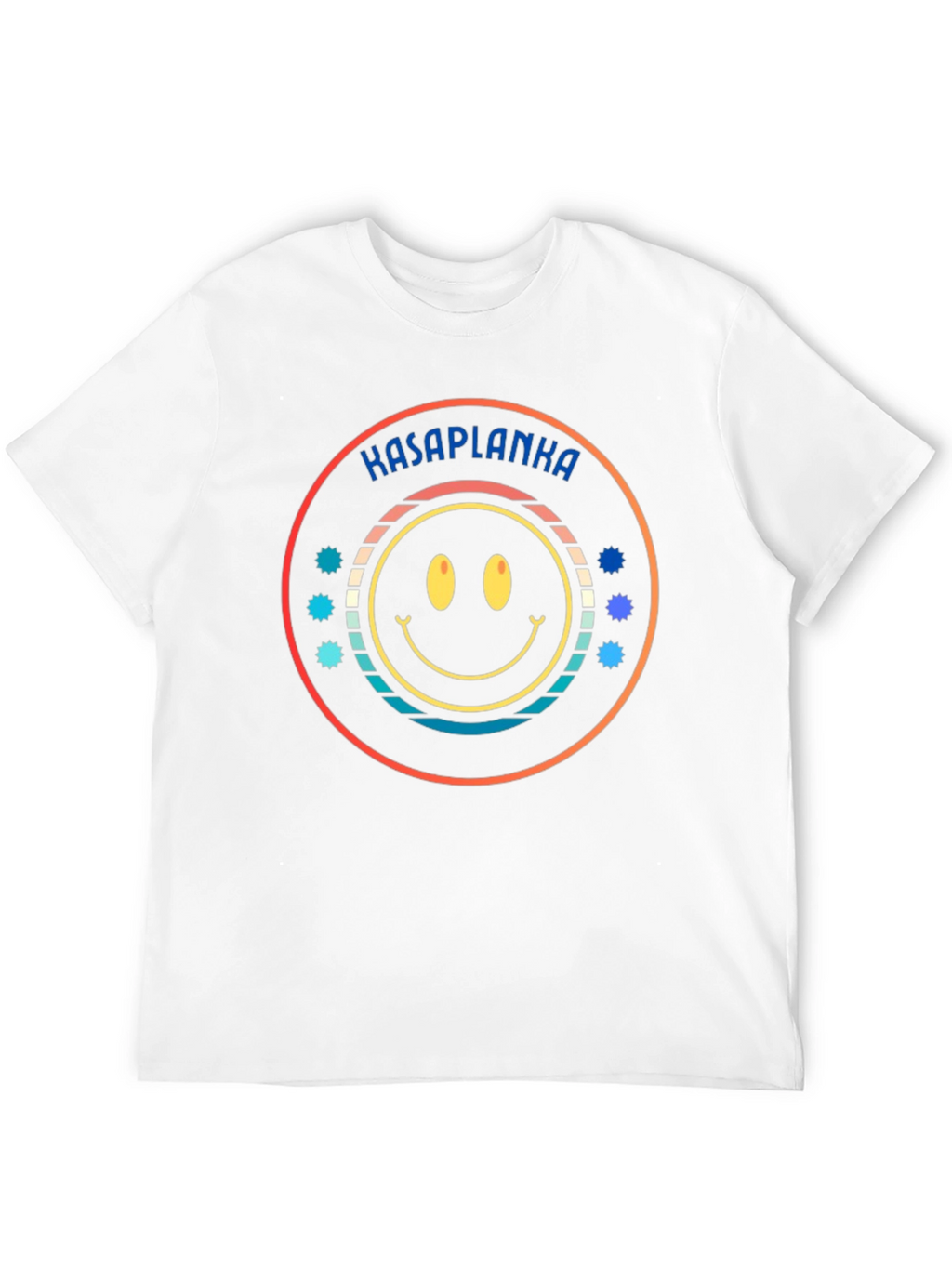 Kasaplanka Smiley Face Graphic T-Shirt