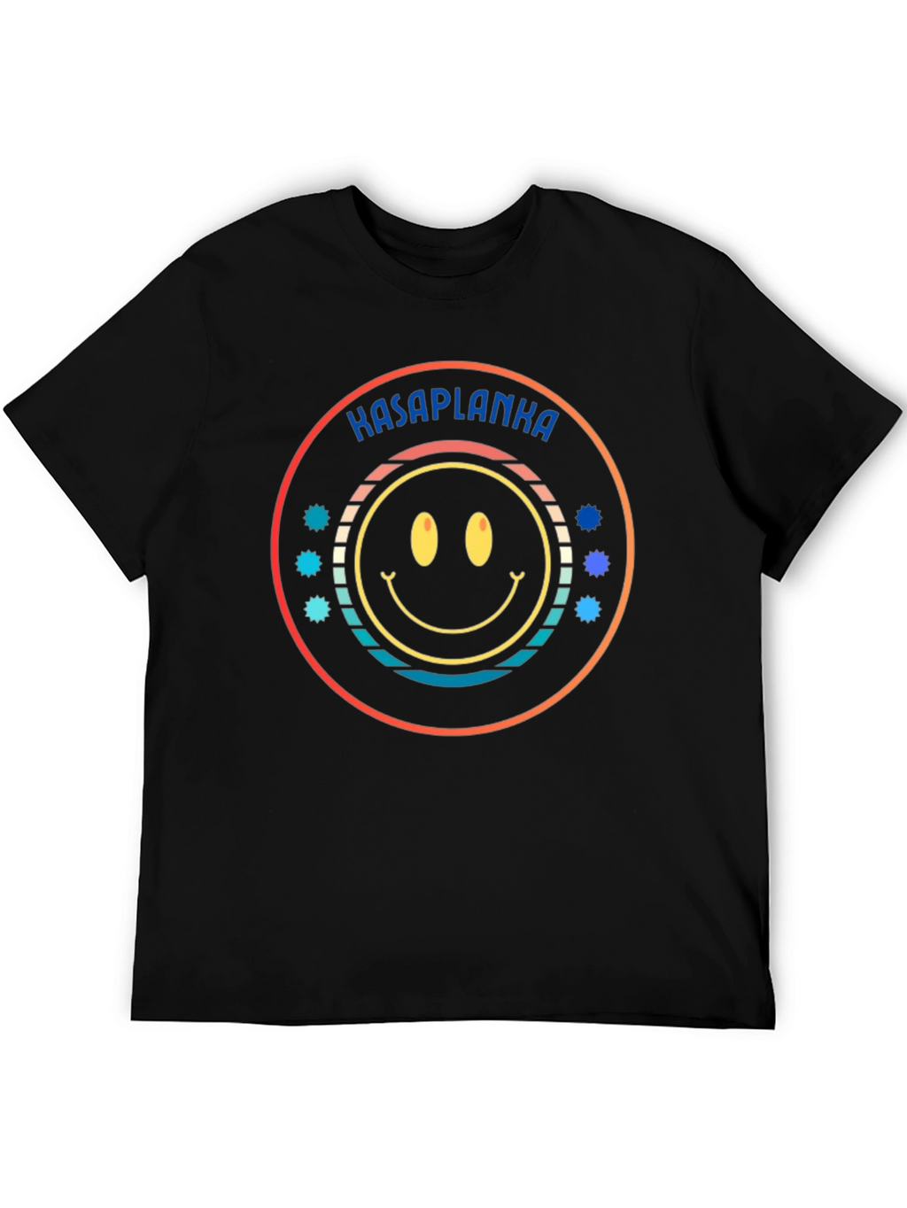 Kasaplanka Smiley Face Graphic T-Shirt