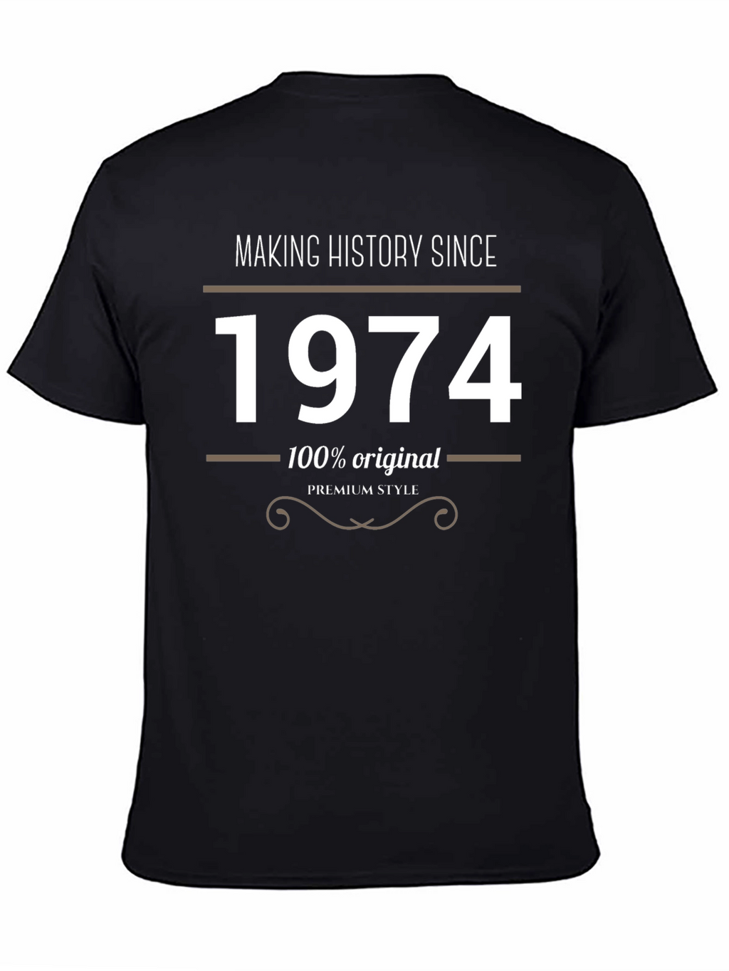 Making History Since 1974 Black T-Shirt