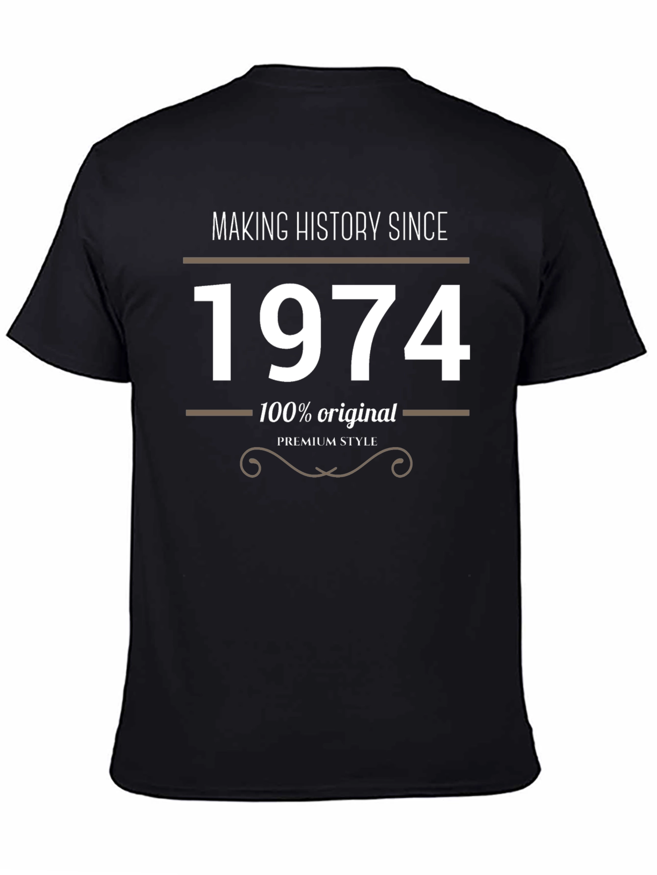 Making History Since 1974 Black T-Shirt