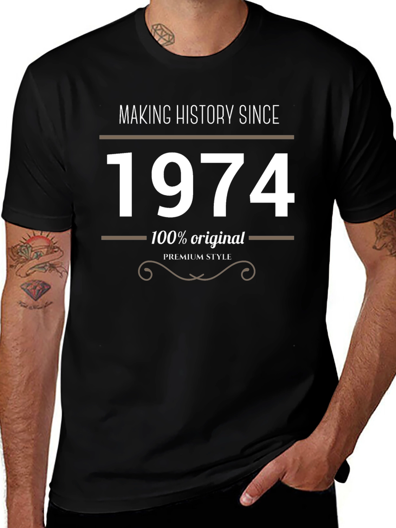 Making History Since 1974 Black T-Shirt