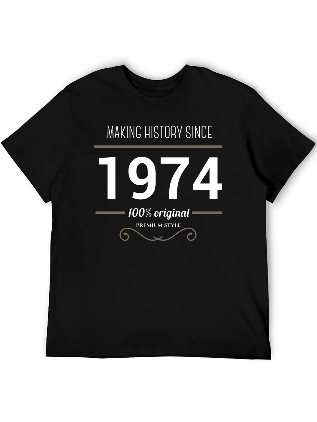 Making History Since 1974 Black T-Shirt