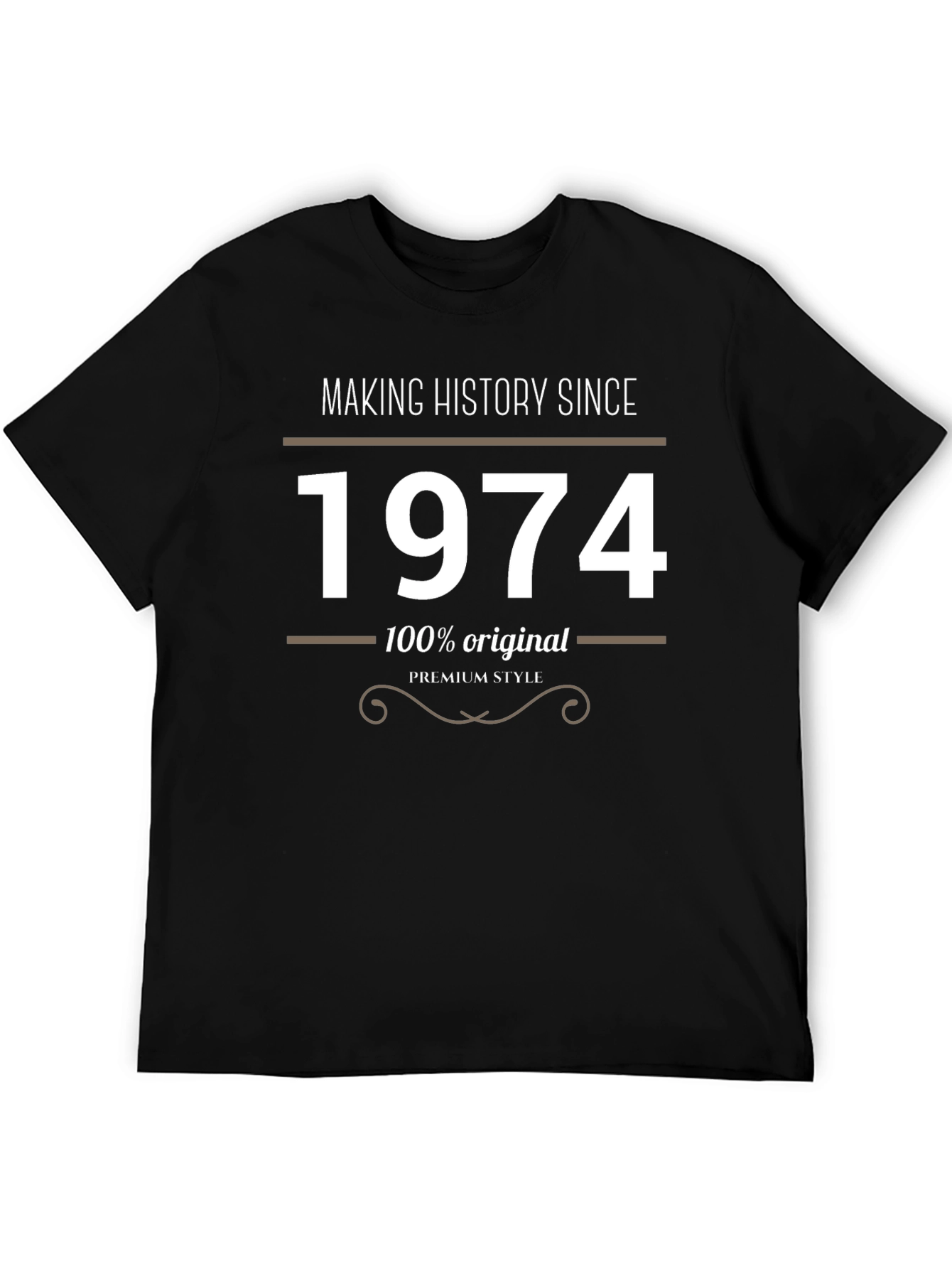Making History Since 1974 Black T-Shirt