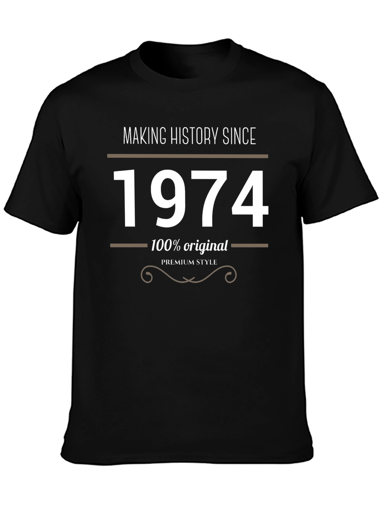 Making History Since 1974 Black T-Shirt
