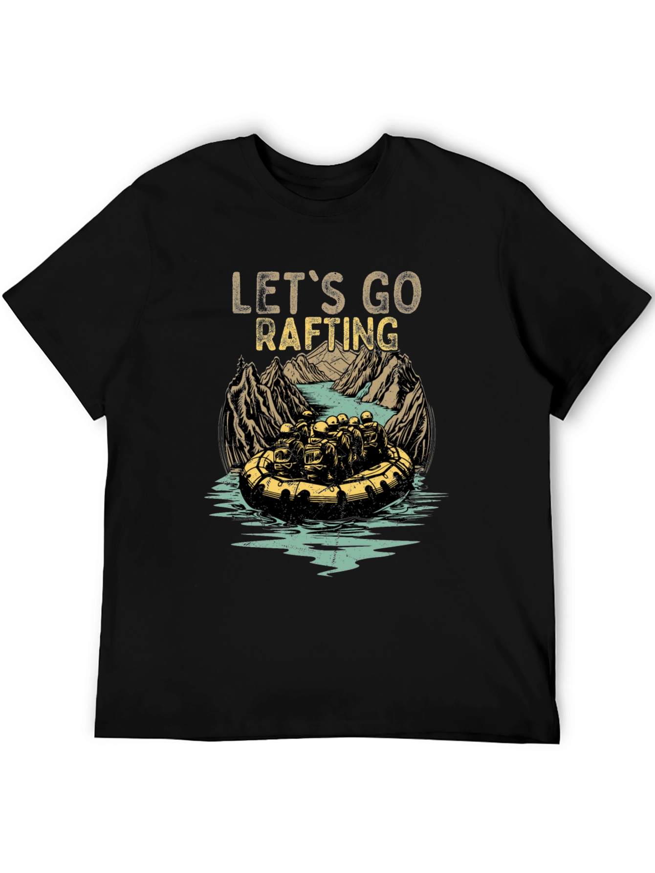 Lets Go Rafting Graphic Tee - Adventure Awaits!