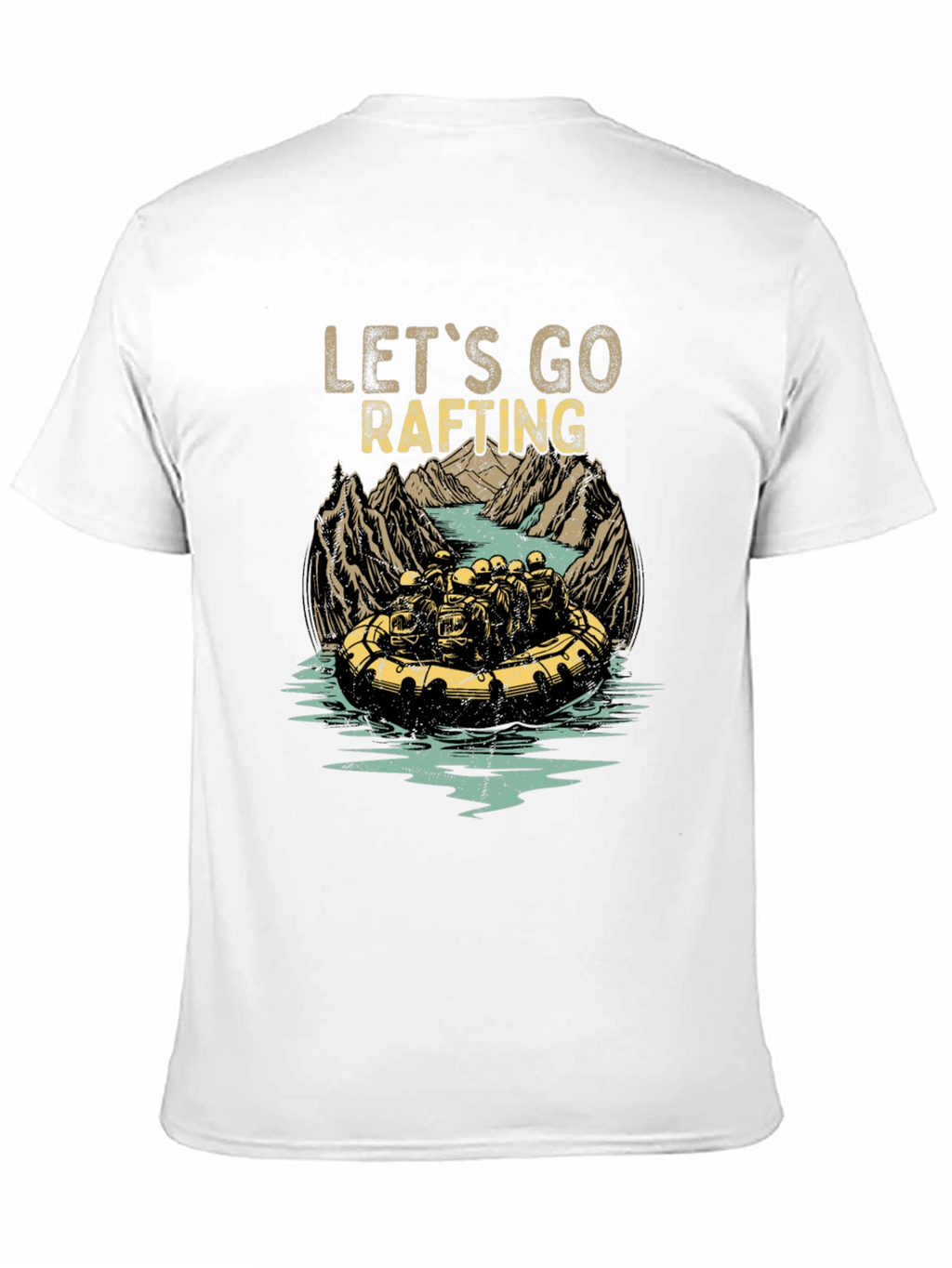 Lets Go Rafting Graphic Tee - Adventure Awaits!