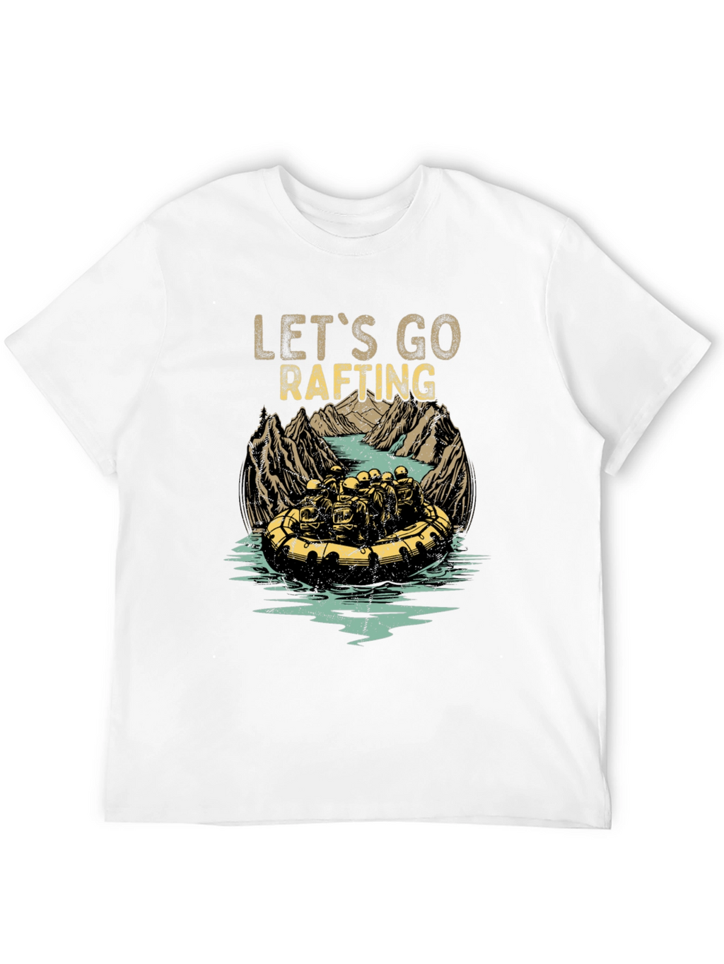 Lets Go Rafting Graphic Tee - Adventure Awaits!