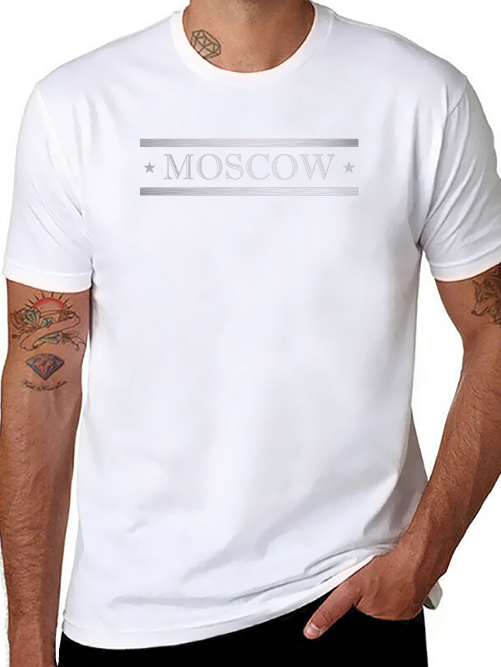 Moscow Graphic Tee - Stylish City Pride