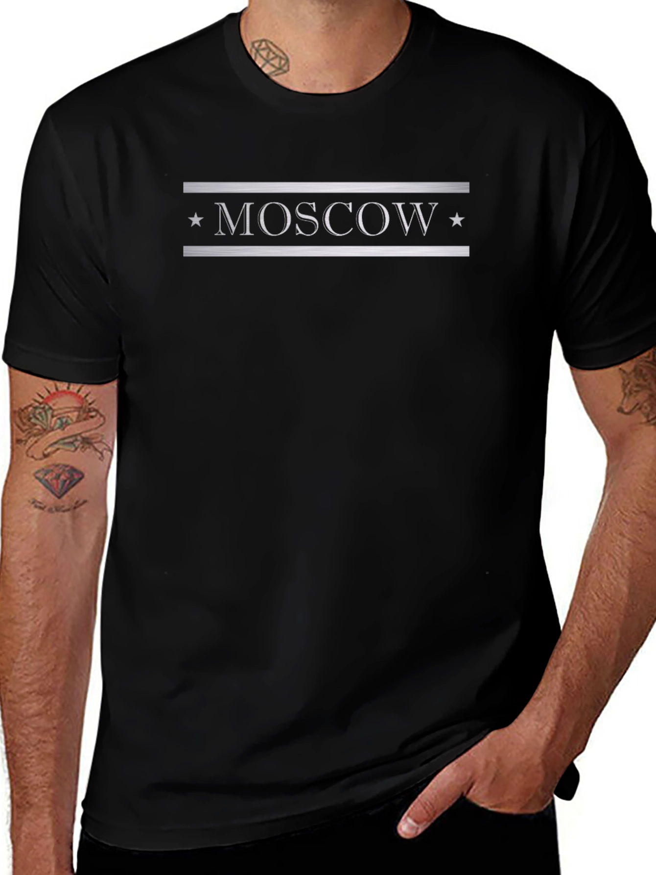 Moscow Graphic Tee - Stylish City Pride