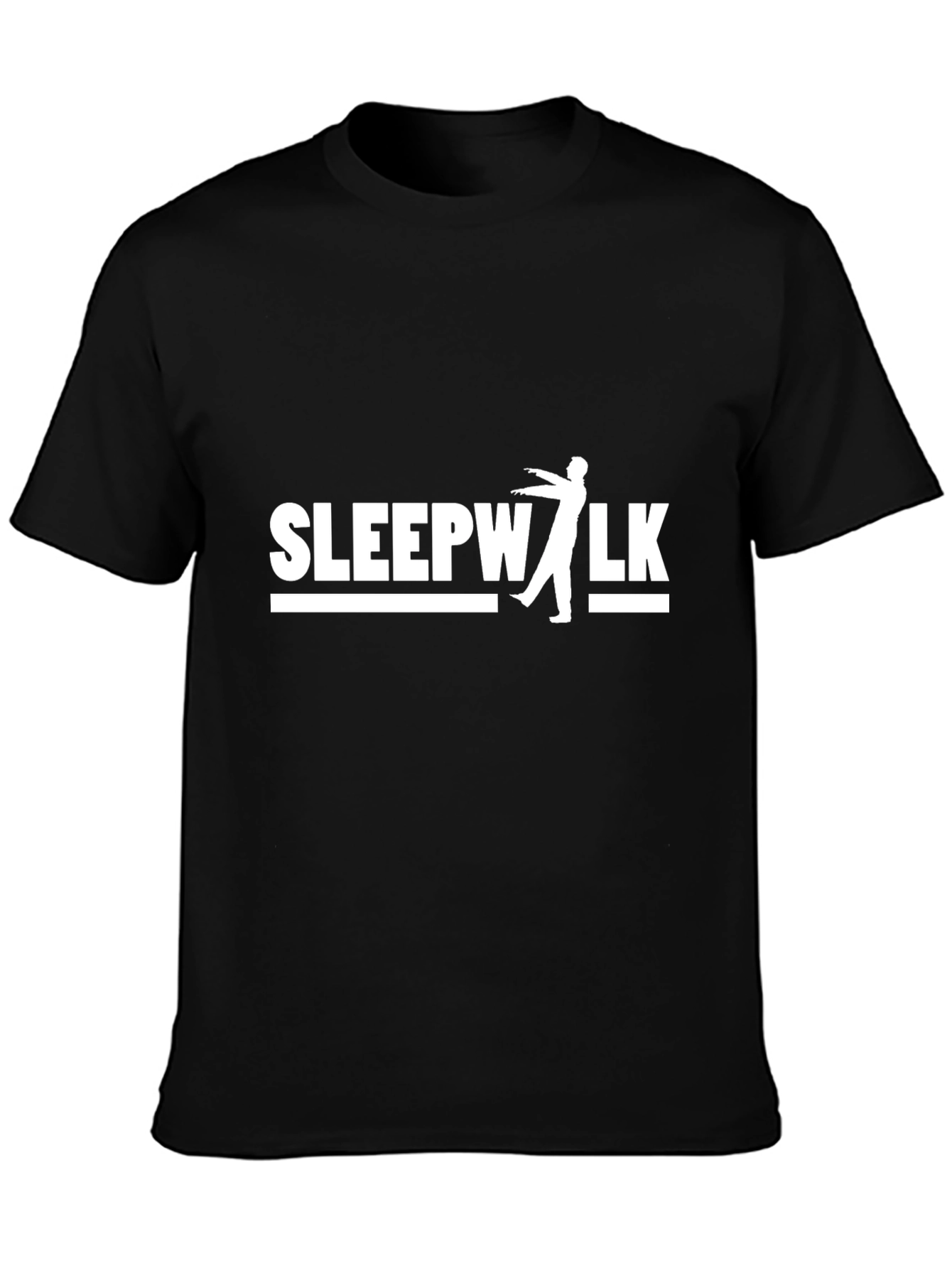 Sleepwalk Graphic T-Shirt - Black Cotton Tee