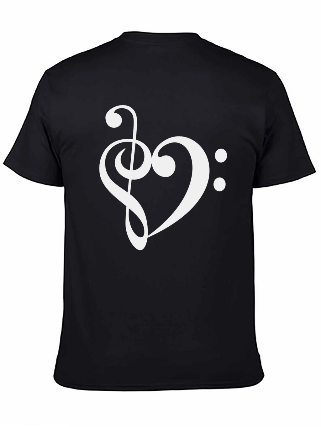 Musical Heart T-Shirt - Stylish Music Lover Tee