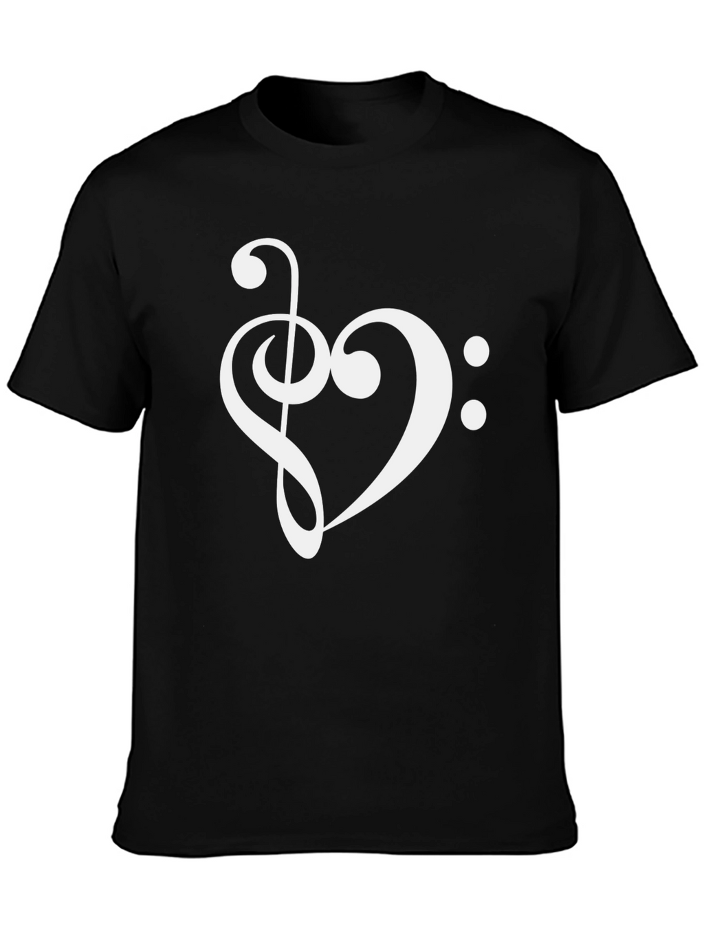 Musical Heart T-Shirt - Stylish Music Lover Tee
