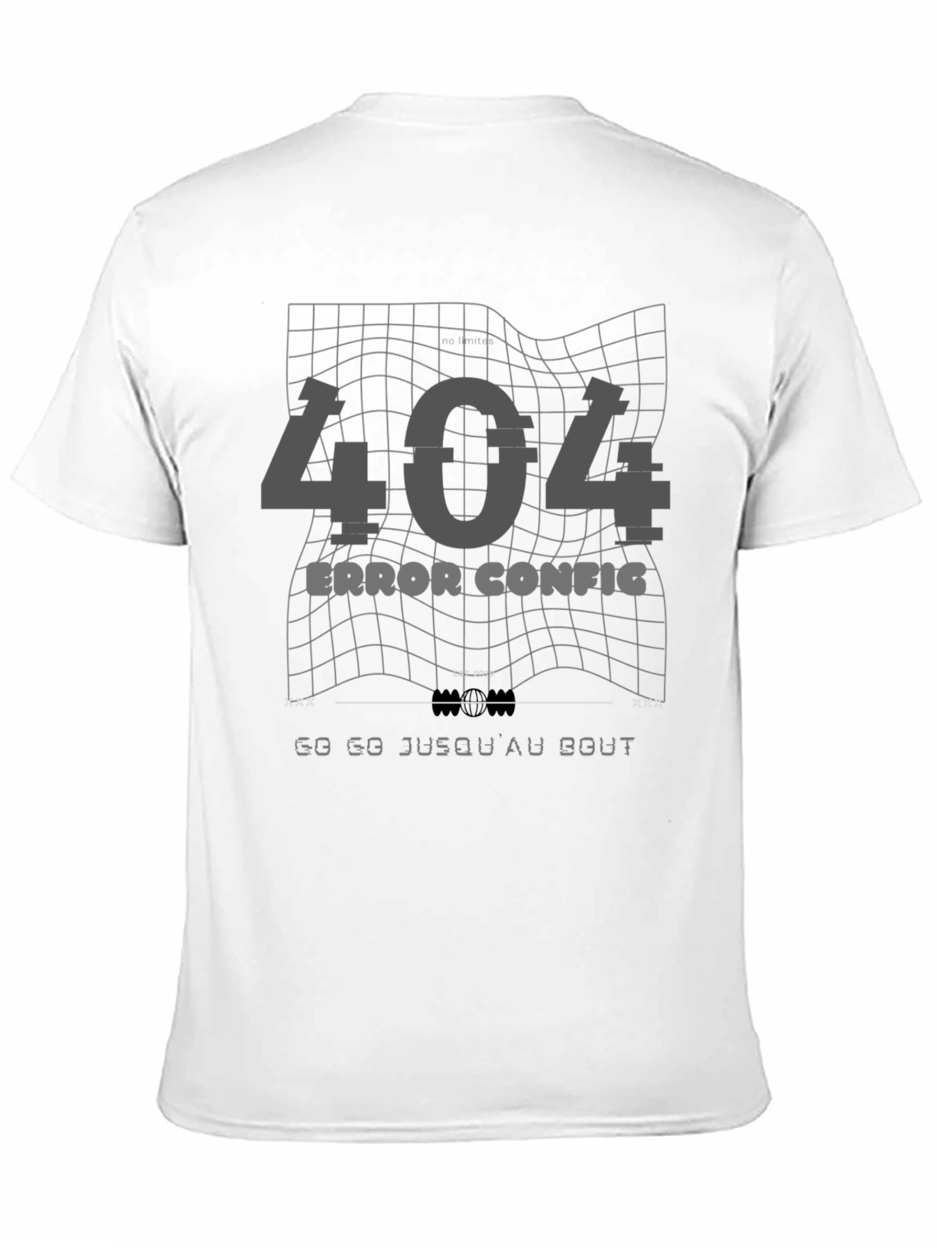 404 Error Config T-Shirt - Glitch Style