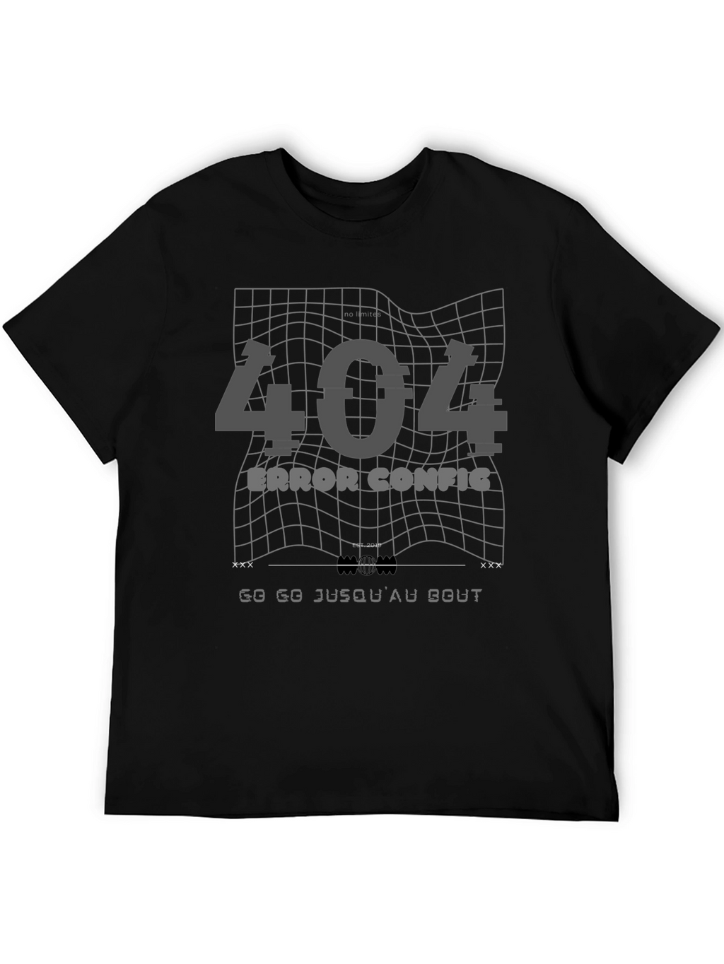 404 Error Config T-Shirt - Glitch Style