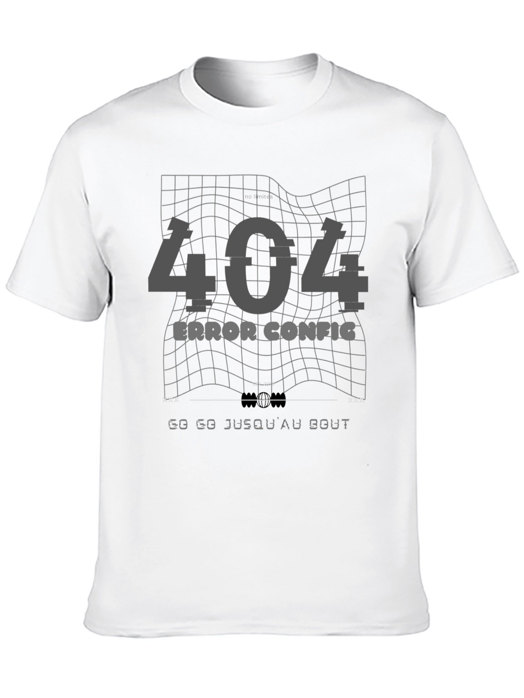 404 Error Config T-Shirt - Glitch Style