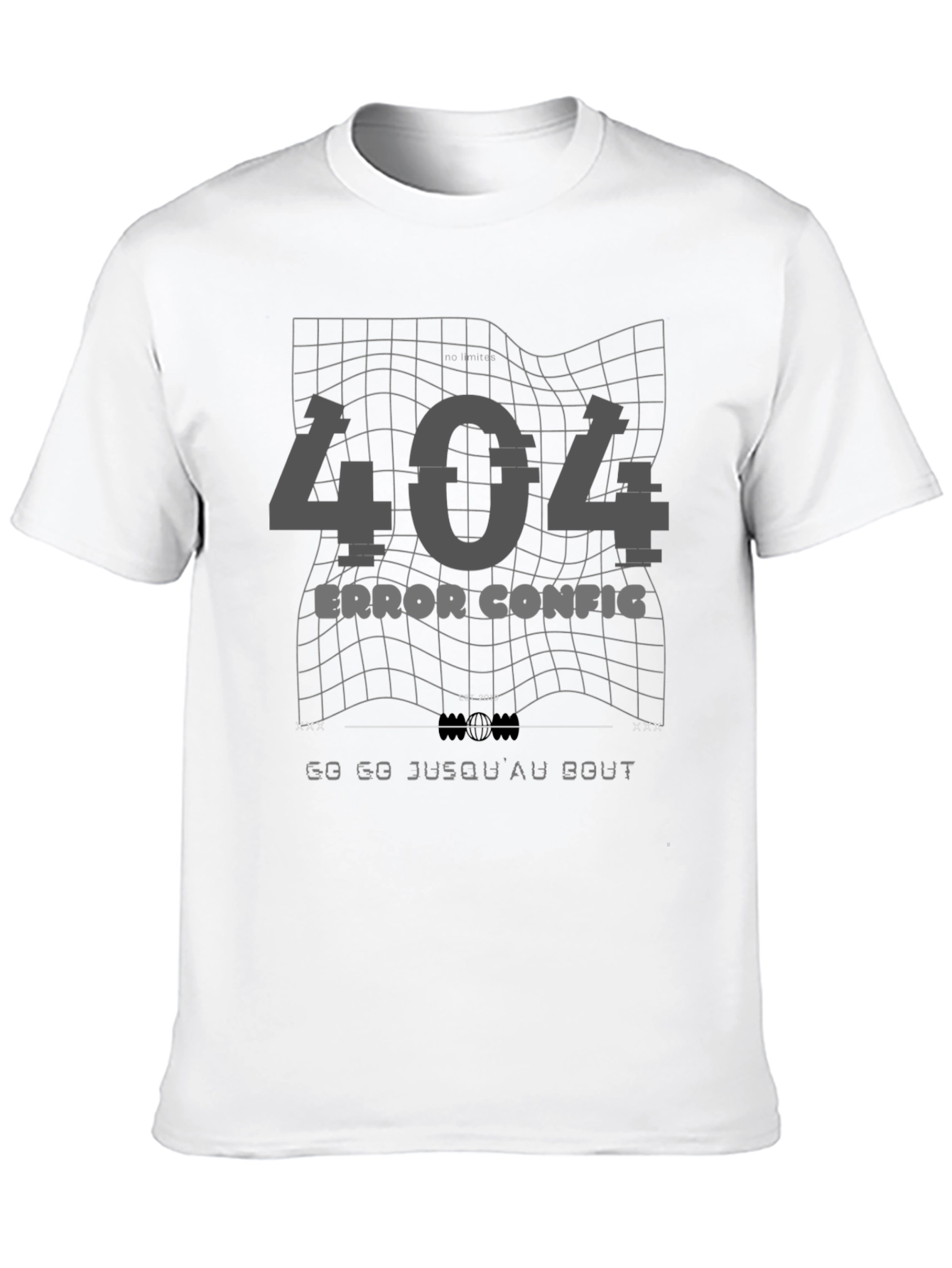 404 Error Config T-Shirt - Glitch Style