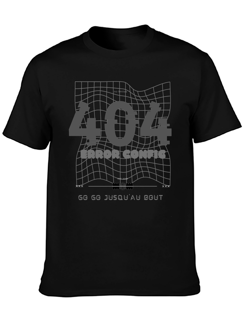 404 Error Config T-Shirt - Glitch Style