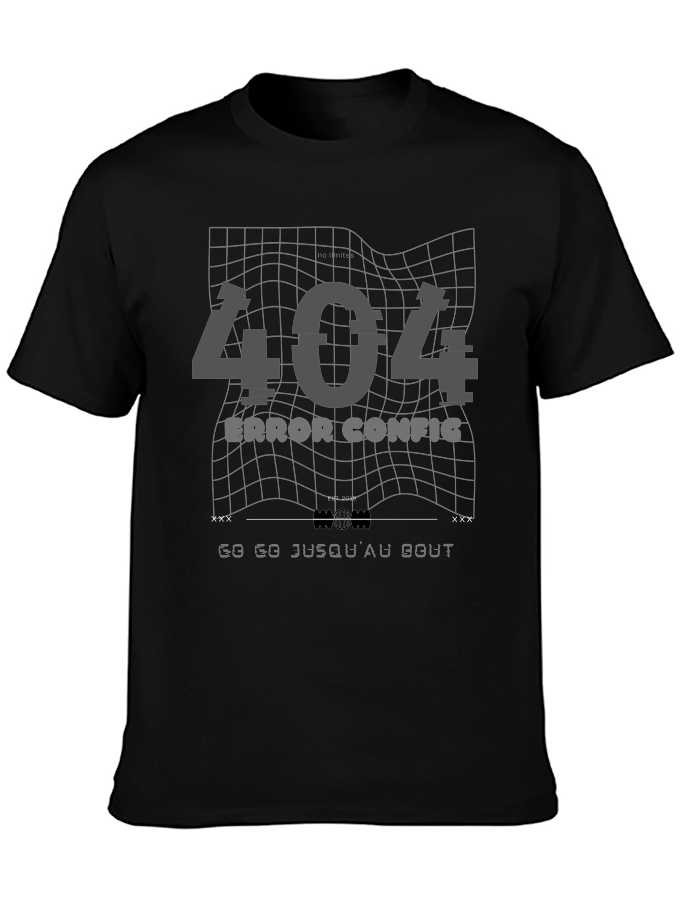 404 Error Config T-Shirt - Glitch Style