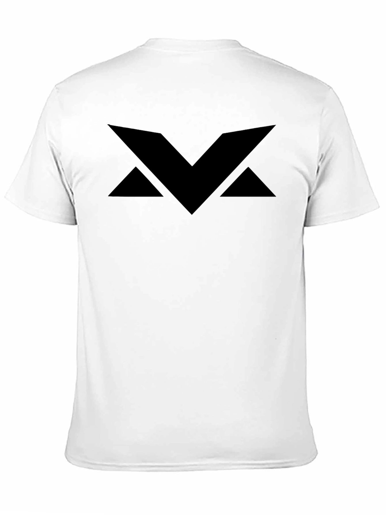 Black Geometric Graphic Tee - Modern Minimalist Design