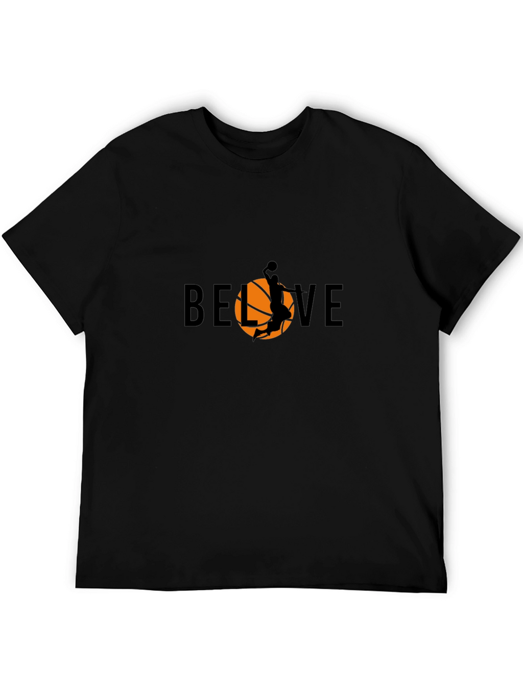 Believe Basketball Graphic Tee - Black