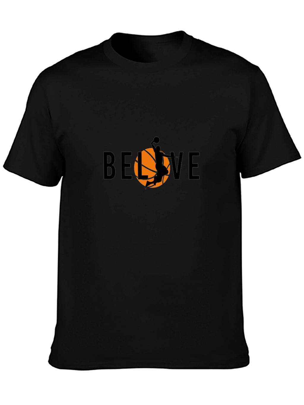 Believe Basketball Graphic Tee - Black