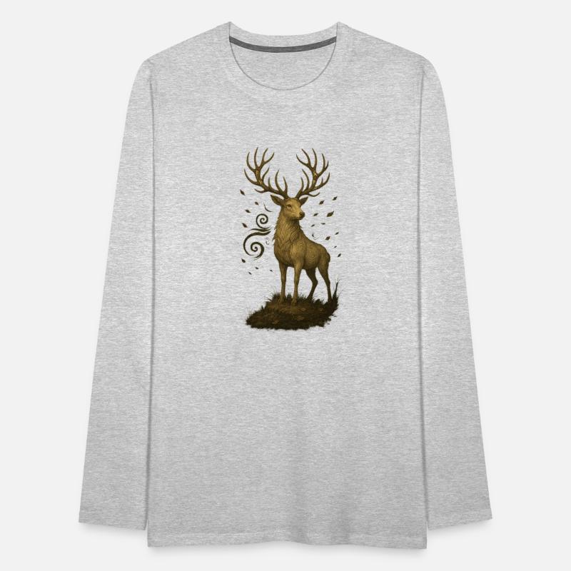 Sacred Forest Stag – Spiral-Horned Nature King