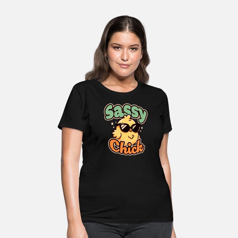 Sassy Chick: Cool Sunglasses Illustration