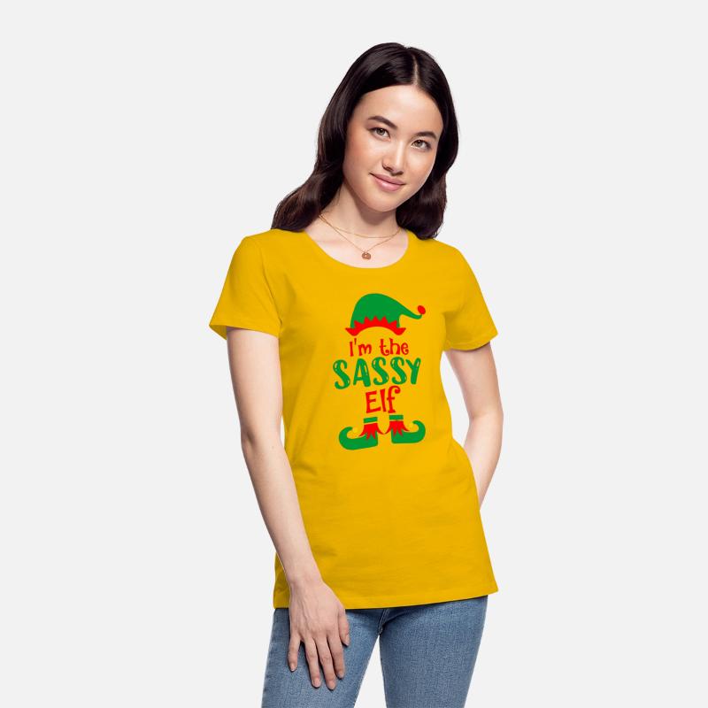 Sassy Elf Matching Family Group Christmas Party