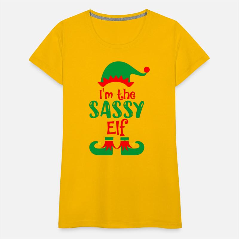 Sassy Elf Matching Family Group Christmas Party